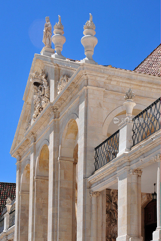 Coimbra大学- main façade - Via Latina，葡萄牙